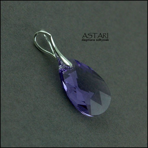 kryształ SWAROVSKI I SREBRO - TANZANITE - ZAMÓWIENIE Astari