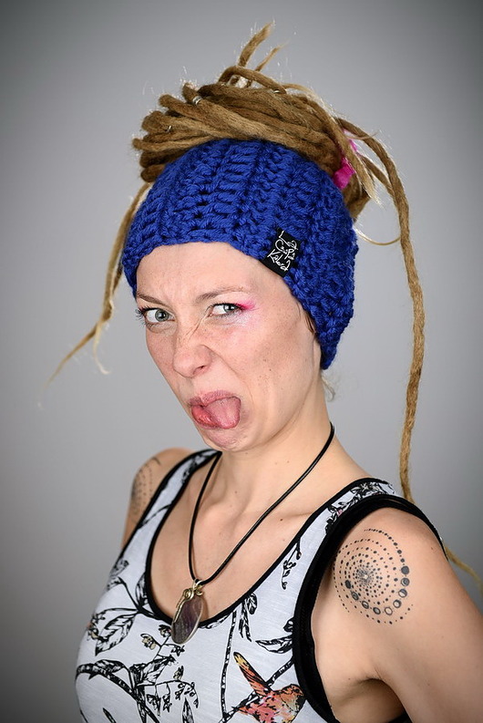 Opaska DreadLove 11 - ULTRAMARYNA LaCzapaKabra