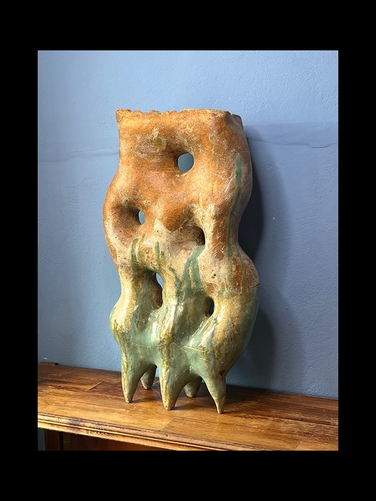 figurki i rzeźby Rzeźba ceramiczna - Figura Ucięta