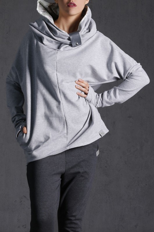 Nubee - QOM#02 - Bluza komin prosty  Nubee