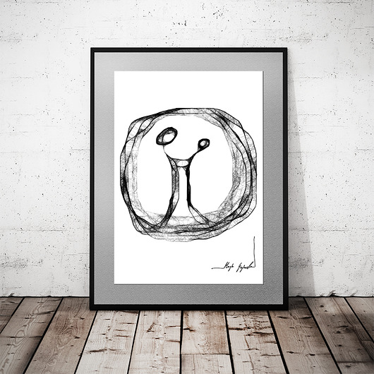 GRAFIKA 78 - z serii "You & me" Maja Gajewska