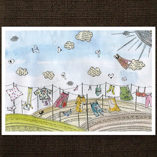 pranie - ilustracja miamilu