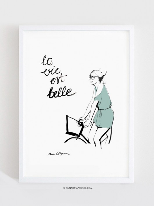 BICYCLE / ILUSTRACJA A3 annaostapowicz