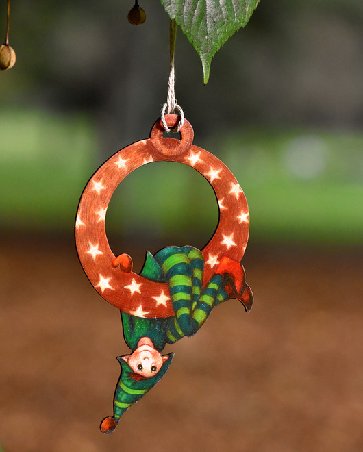 ozdoby choinkowe Elf II- zawieszka na choinkę lub ścianę