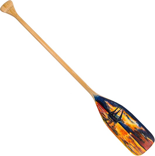 Ozdoby na ścianę Pagaj John Paddle Ozdoba Malowany Obraz Statek 110 cm WZ1