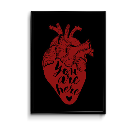 You are here 30x40 plakat Bury Lis