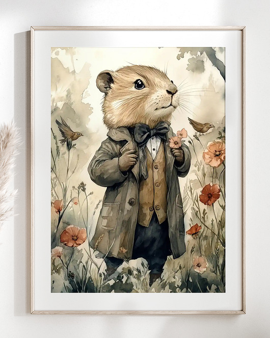 plakaty Plakat Baśniowy bóbr III