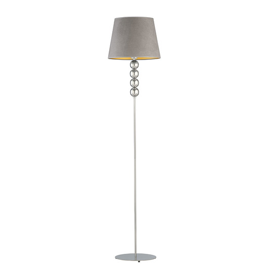 lampy podłogowe Lampa podłogowa srebrne kule SEUL VELUR