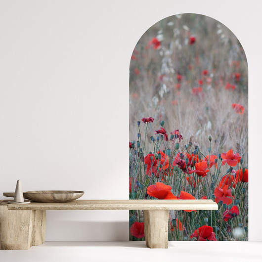 tapety i naklejki ścienne Naklejka Ścienna Maki Łuk 100x200cm