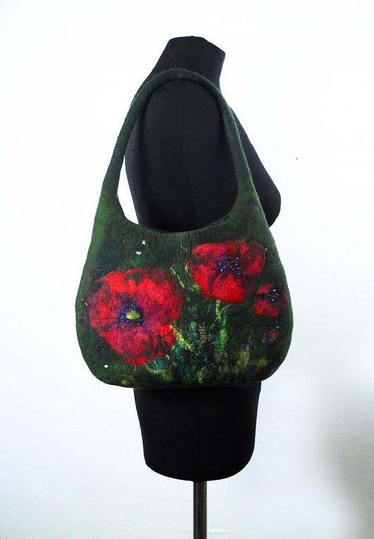 Jedwabnofilcowa Torebka: Living Bag filcant