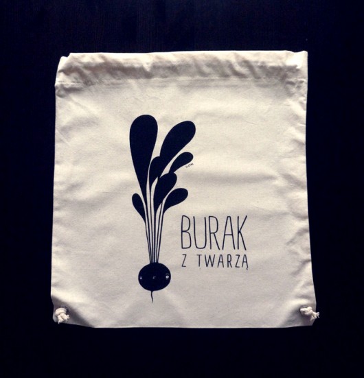 burak z twarzą | plecaczek bagbag