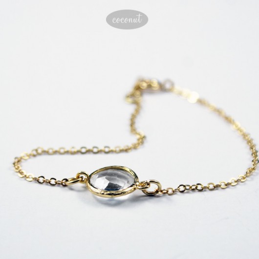 bransoletki wire wrapping SHINE - bransoletka złocona 16kt złotem