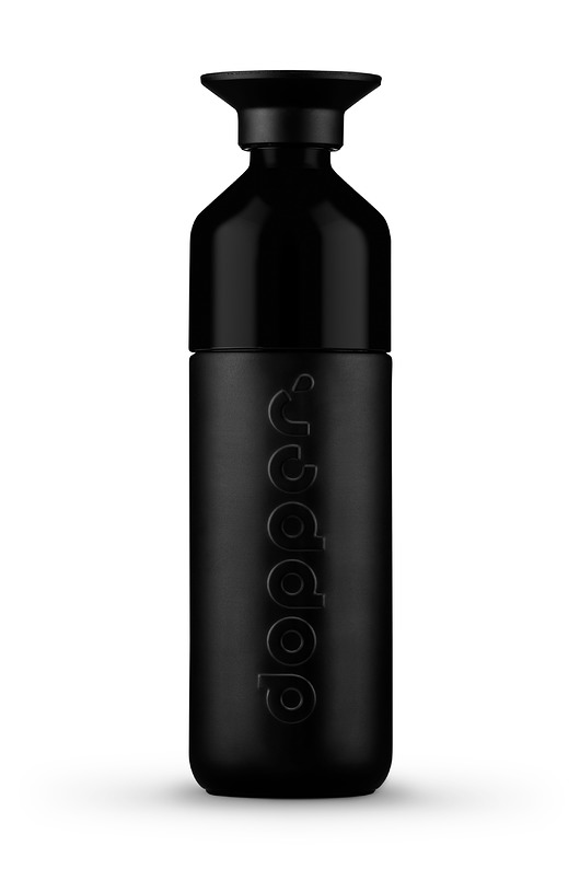 butelki wielorazowe Butelka Termiczna Dopper 580ml - Blazing Black