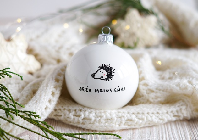 bombki Bombka choinkowa z Jeżem Malusieńkim