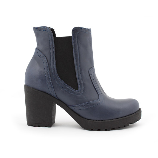 RĘCZNIE ROBIONE BOTKI ZAPATO 464 GRANATOWY Zapato