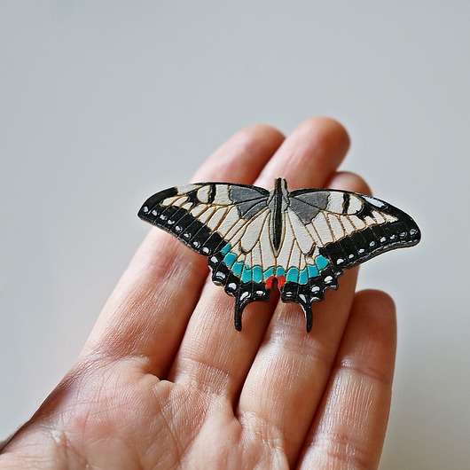 broszki Brocha Motyl Paź Królowej