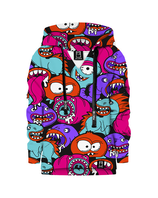 bluzy dla chłopców Bluza Chłopiec DR.CROW Colorful Monsters