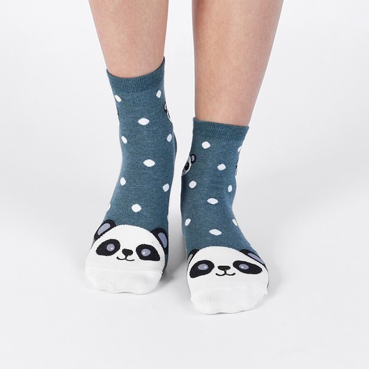 Skarpetki w kropki z pandą CandySox