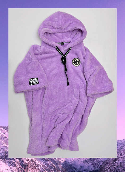 kurtki i płaszcze dla dziewczynki Poncho Biggy Smile Lilac