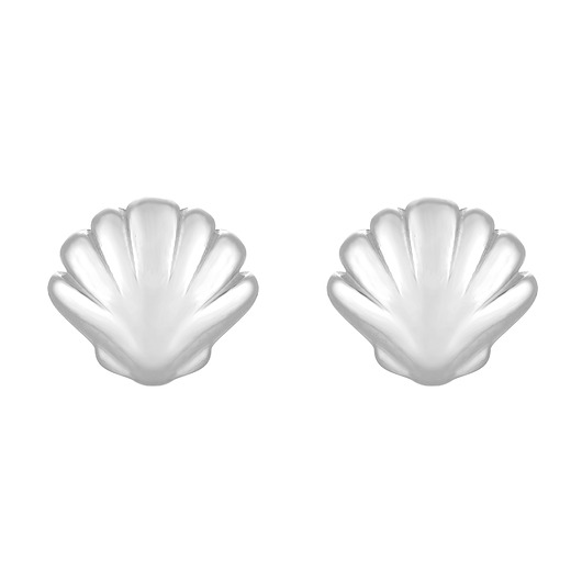 kolczyki srebrne Srebrne kolczyki muszelki