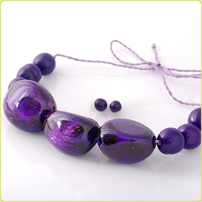 n150 - Komplet Wilmy z orzechów tagua Galeria Macondo