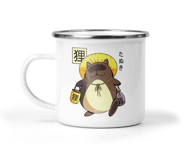 kubki Kubek metalowy kung fu kot