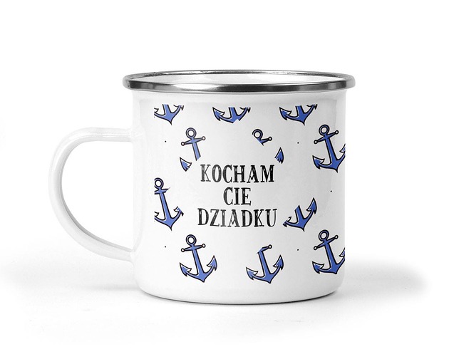 kubki Kubek metalowy dla dziadka na dzień dziadka 7