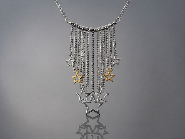 chokery Alloys Collection /frędzle star/ - naszyjnik