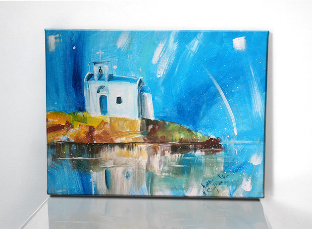 obrazy Wyspa Afentis Christes Creta. Giclee