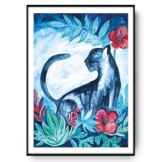 PUMA ilustracja drukowana muamua design