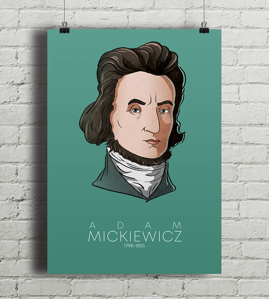 plakaty Plakat Adam Mickiewicz 