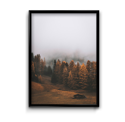 Plakat Jesień w górach #2  Bury Lis