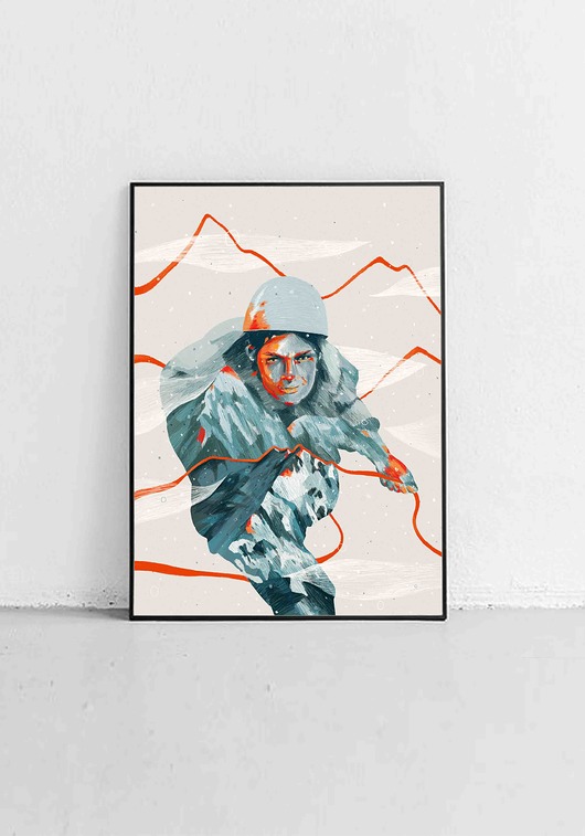 plakaty Plakat górski Wanda Rutkiewicz