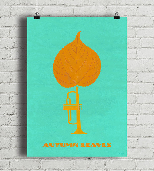 plakaty Autumn Leaves - Jazz - plakat fine art