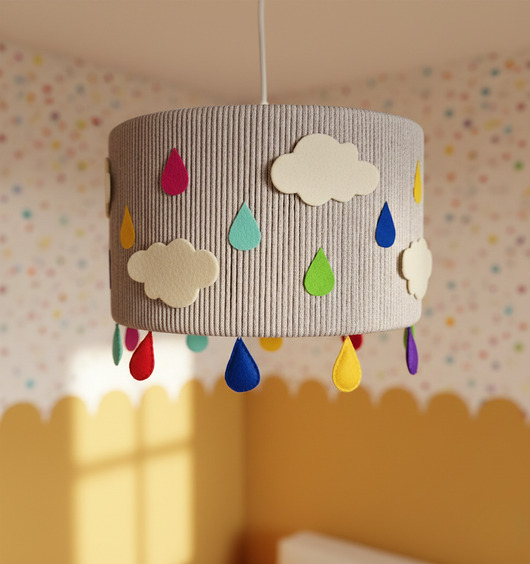 lampy do pokoju dziecka Lampa sufitowa DESZCZ