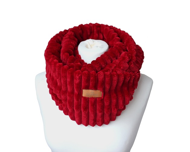 Komin na szyję burgundowy MAREMI Design