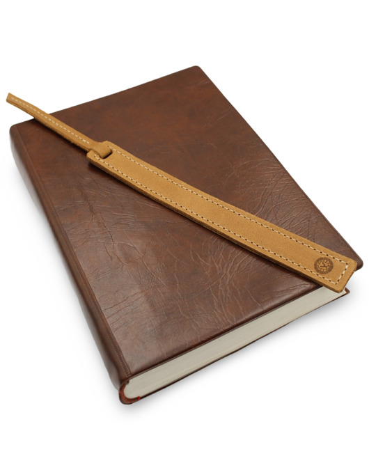 zakładki do książek Skórzana Zakładka do Książki Beżowa Wyjątkowy Design - Parker Quality