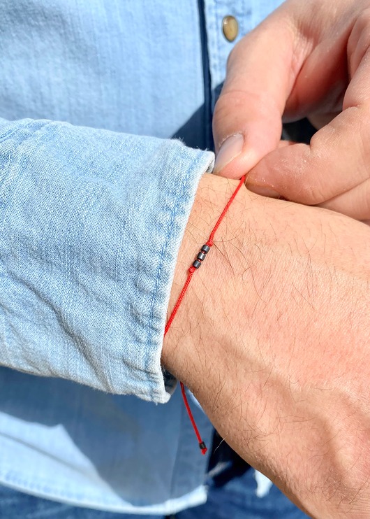 biżuteria męska Męska bransoletka na Szczęście