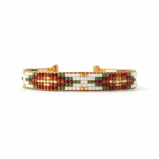bransoletki - inne Bransoletka ETNO  - boho - koraliki Miyuki