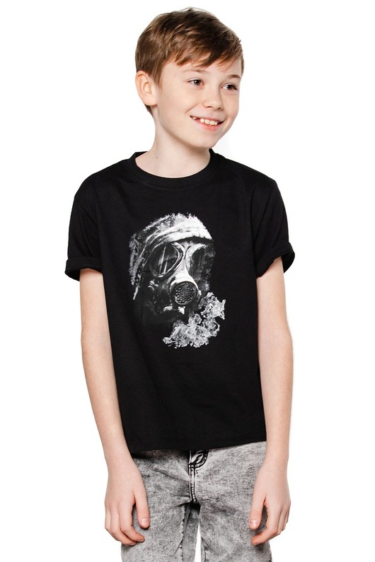 t-shirty dla chłopców T-shirt dziecięcy UNDERWORLD Maska gazowa