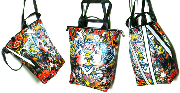 1344 art MIMA bag UNI & Marcin Painta print MIMAbags
