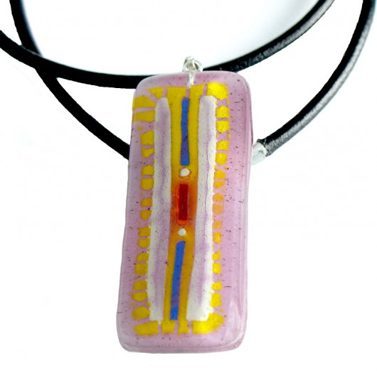 Wisior INDIAŃSKI Borowska Glass Design
