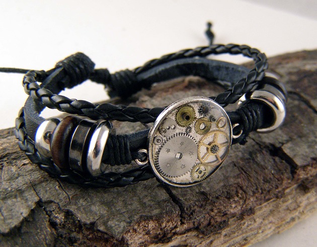 Mechaniczna bransoletka unisex 176 Zegarynki