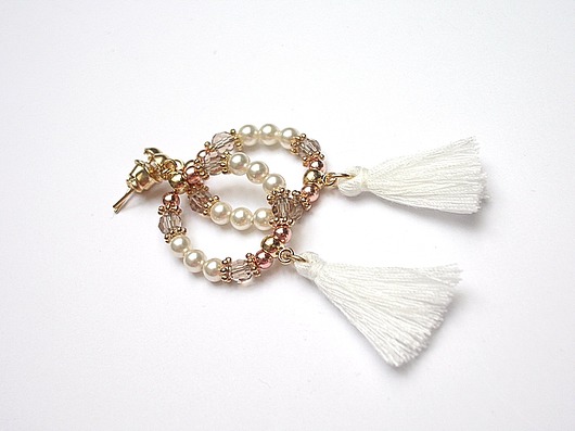 Wianki boho /pearls /vol. 2  - kolczyki KiKa pracownia