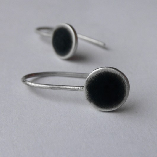 kolczyki z kamieniami Kolczyki OKRĄG