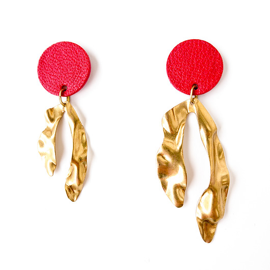 kolczyki z mosiądzu Kolczyki KRABY