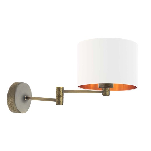 kinkiety Lampa ścienna na wysięgniku do czytania BRAGE GOLD