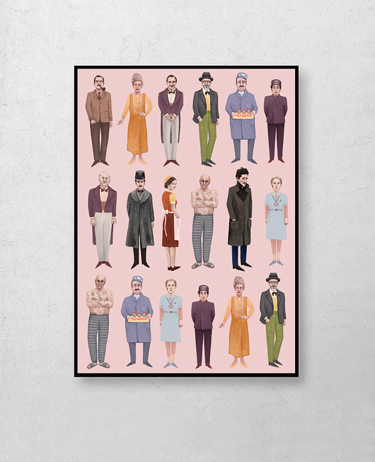 plakaty Plakat Grand Budapest Hotel