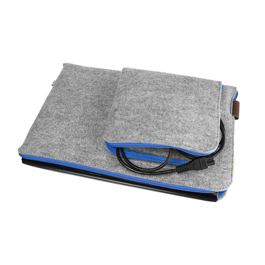 ETUI NA LAPTOPA I ZASILACZ 01 niebieski zamek purol design