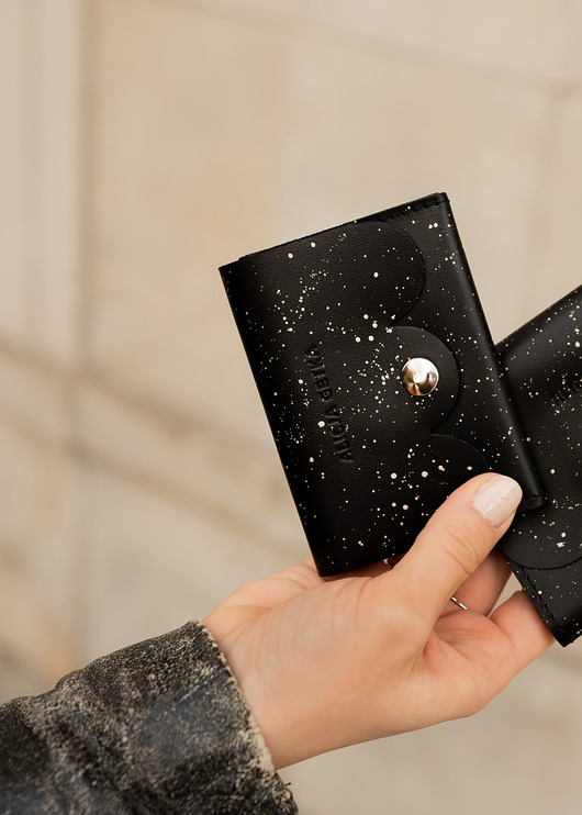 portfele damskie Portfel Cloud Mikro Night Sky